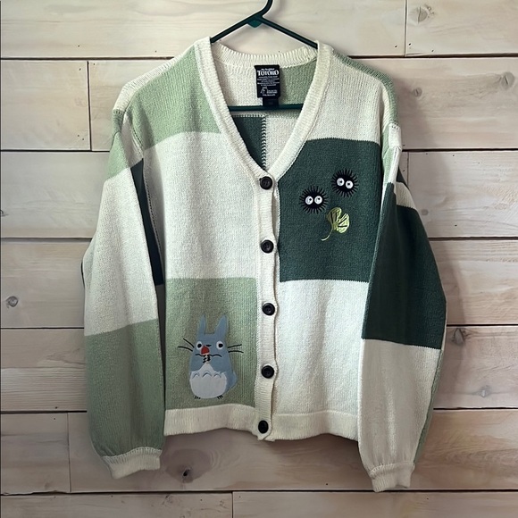 Her Universe Studio Ghibli My Neighbor Totoro Patchwork Girls Cardigan - Picture 2 of 6